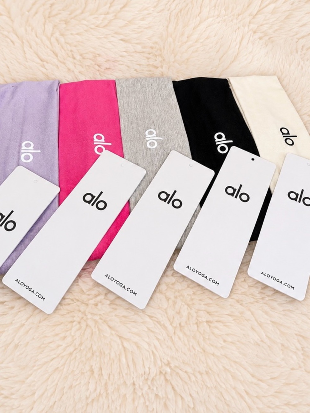 Alo Yoga Headband 5-Pack New With Tags Mixed Colors Athletic Hairbands One Size - Picture 2 of 3
